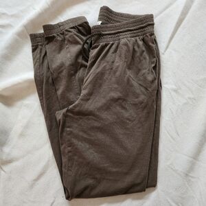 Aritzia Community Lounge Pants Olive Relaxed Fit Elastic Waist XXS